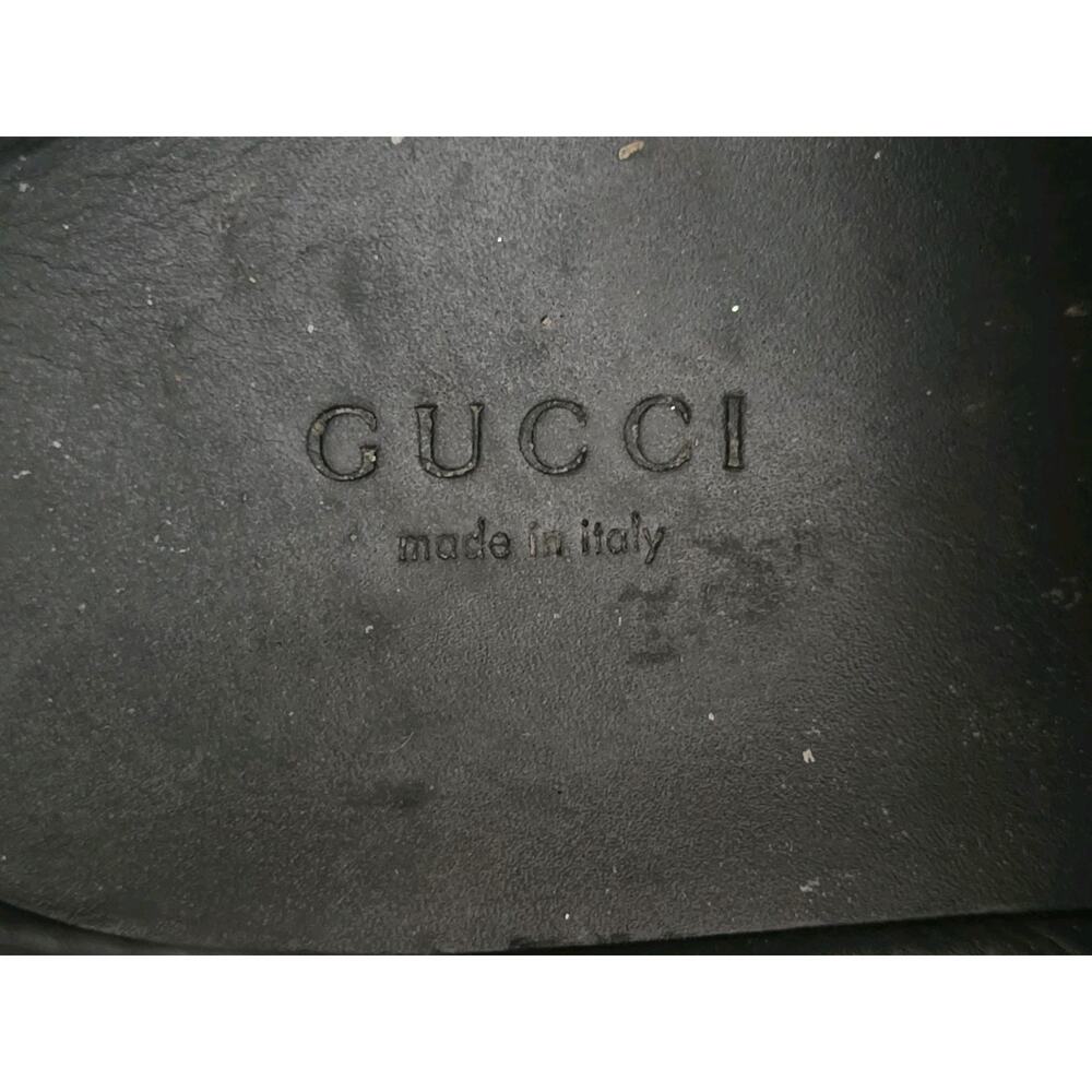 Authentic Gucci GG Supreme Canvas Sneakers Black Low Top EU 37 - Picture 6 of 13